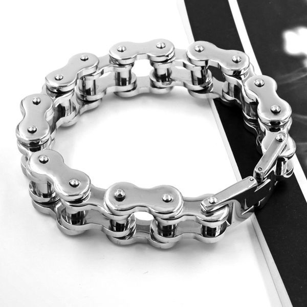 316l stainless steel bracelets bangles bike chain bracelet men stainless steel biker bracelet for men bracelets white bangles, Black
316l stainless steel bracelets bangles bike chain bracelet men stainless steel biker bracelet for men bracelets white bangles, Black