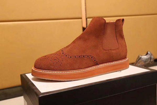 new european classic luxury style, male and female lovers, short martin boots, pure sand skin, soft leather, soft leath, Black
new european classic luxury style, male and female lovers, short martin boots, pure sand skin, soft leather, soft leath, Black
