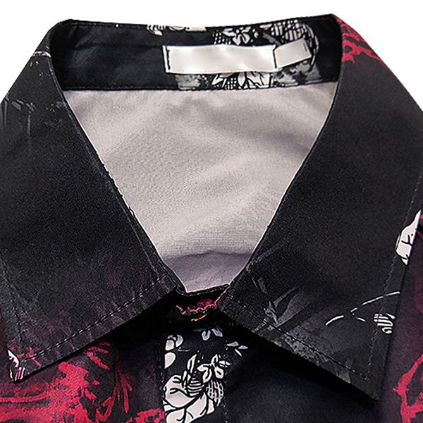 newly summer men floral shirt short sleeve stand collar flowers printed beach travel casual shirts -3xl fif66, White;black
newly summer men floral shirt short sleeve stand collar flowers printed beach travel casual shirts -3xl fif66, White;black