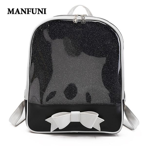 manfuni cute clear transparent bow backpack ita bag harajuku school bags for teenage girls rucksack kids kawaii backpack itabag
manfuni cute clear transparent bow backpack ita bag harajuku school bags for teenage girls rucksack kids kawaii backpack itabag