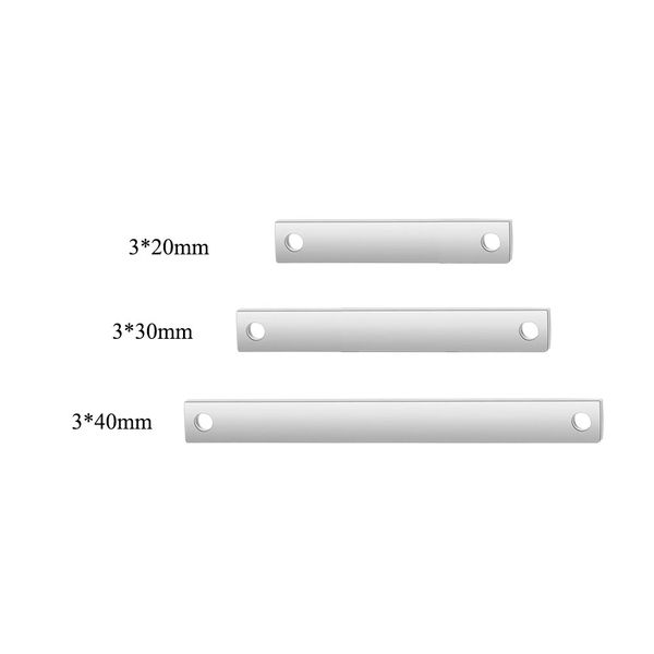 3pcs/lot 100% stainless steel mirror polished engraving 20-40mm square blank bar for necklaces wholesale, Silver
3pcs/lot 100% stainless steel mirror polished engraving 20-40mm square blank bar for necklaces wholesale, Silver