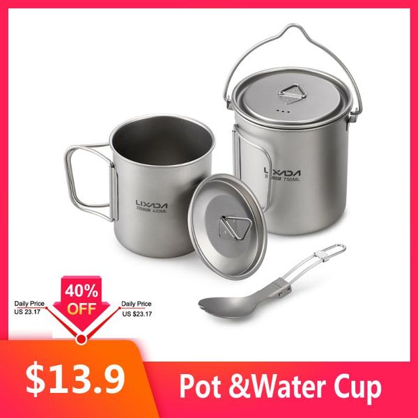 lixada ultralight titanium cup folding spork water cup outdoor portable camping picnic water mug with foldable handle
lixada ultralight titanium cup folding spork water cup outdoor portable camping picnic water mug with foldable handle