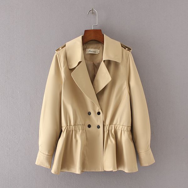 new arrival ff65-434 european and american fashion leisure lapel short windbreaker jacket, Black;brown
new arrival ff65-434 european and american fashion leisure lapel short windbreaker jacket, Black;brown