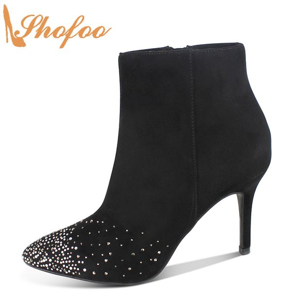 black ankle boots high thin heels woman pointed toe booties large size 14 16 lady fashion rhinestone detail crystal shoes shofoo
black ankle boots high thin heels woman pointed toe booties large size 14 16 lady fashion rhinestone detail crystal shoes shofoo