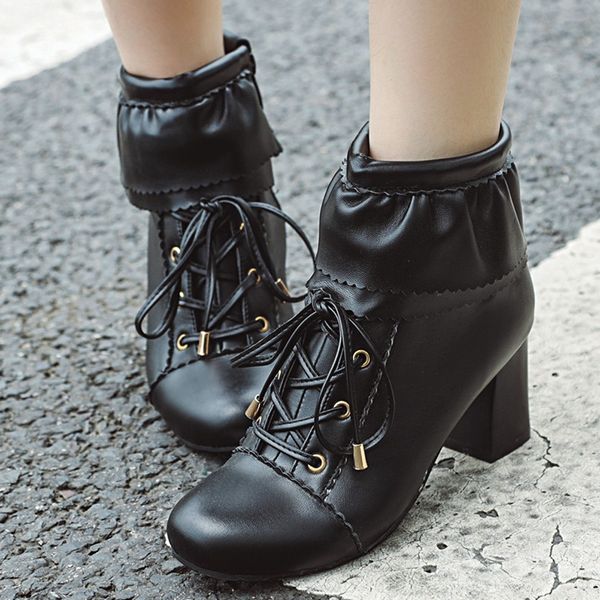 gothic punk boots women side zip western cowboy boots female fall 2019 lace up combat studded low block winter shoes#g7, Black
gothic punk boots women side zip western cowboy boots female fall 2019 lace up combat studded low block winter shoes#g7, Black