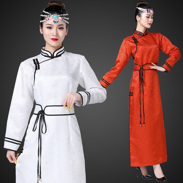 blue white long mongolian robe women 2020 new spring side opening traditional ethnic dance garment mongolia performance costume, Black;red
blue white long mongolian robe women 2020 new spring side opening traditional ethnic dance garment mongolia performance costume, Black;red