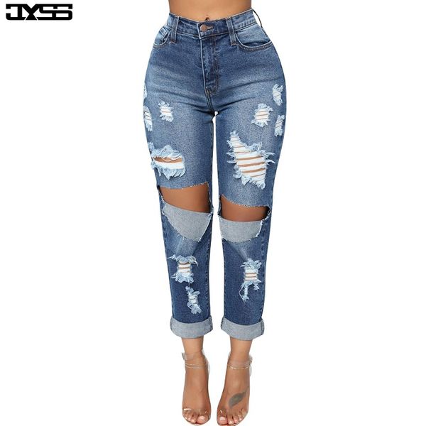 2020 designer women explosion models pants hole jeans trousers female fashion big european and american, Blue
2020 designer women explosion models pants hole jeans trousers female fashion big european and american, Blue
