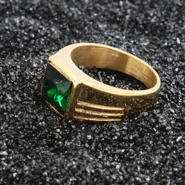 factory wholesale gold titanium steel inlay green square stone men ring australian gem zirconia wedding ring christmas gift, Silver
factory wholesale gold titanium steel inlay green square stone men ring australian gem zirconia wedding ring christmas gift, Silver
