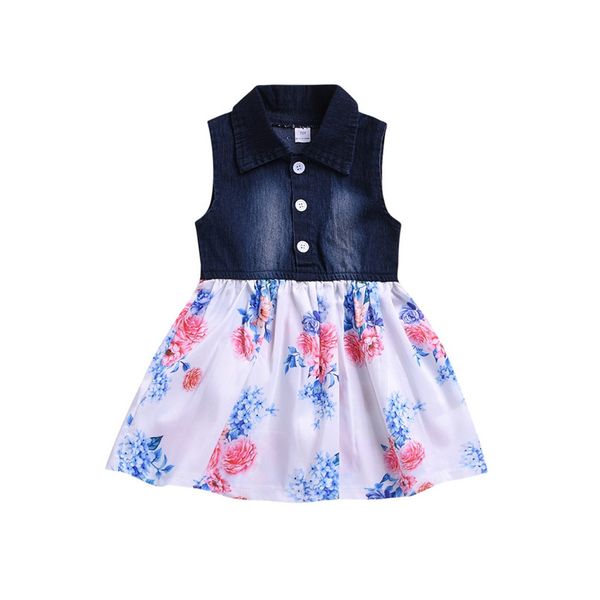 summer new toddler kids baby girls denim patchwork floral princess dresses clothes fashion cute design #4a11, Red;yellow
summer new toddler kids baby girls denim patchwork floral princess dresses clothes fashion cute design #4a11, Red;yellow