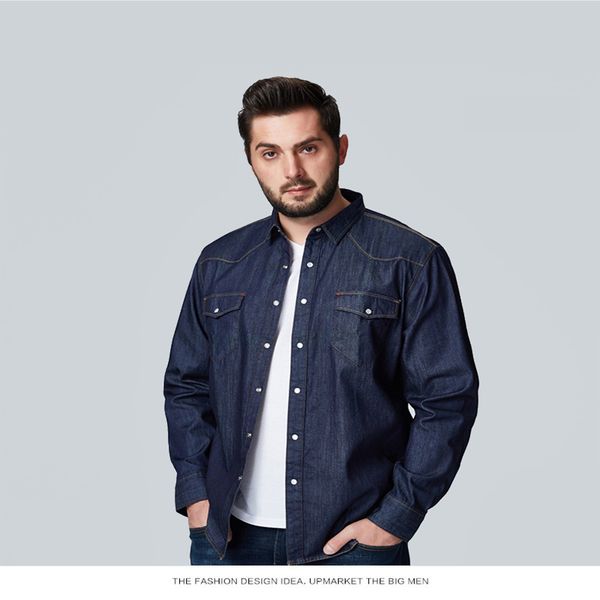 new arrival spring autumn men's clothing male long-sleeve extra large 100% cotton denim shirt plus size 2xl 3xl 4xl 5xl 6xl, White;black
new arrival spring autumn men's clothing male long-sleeve extra large 100% cotton denim shirt plus size 2xl 3xl 4xl 5xl 6xl, White;black