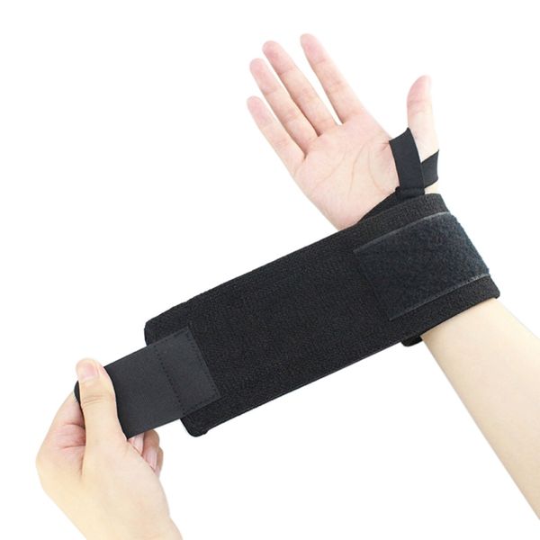 1 pcs outdoor sports wristband hand bands weight lifting wrist wraps thumb support straps gym winding wrist bracers fitness, Black;red
1 pcs outdoor sports wristband hand bands weight lifting wrist wraps thumb support straps gym winding wrist bracers fitness, Black;red