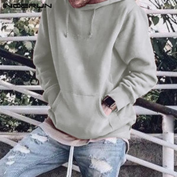 incerun autumn men hoodies fashion long sleeve solid workout hooded pockets hip-hop pullovers streetwear mens sweatshirts 2019, Black
incerun autumn men hoodies fashion long sleeve solid workout hooded pockets hip-hop pullovers streetwear mens sweatshirts 2019, Black
