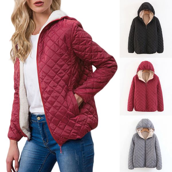 2019 casual winter jacket women warm coat slim thick manteau femme hooded parkas mujer outerwear fleece autumn clothes, Black;red
2019 casual winter jacket women warm coat slim thick manteau femme hooded parkas mujer outerwear fleece autumn clothes, Black;red