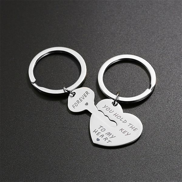 key and heart keychain women fashion jewelry men keychain you keep the key to my heart forever couple lovers gift, Silver
key and heart keychain women fashion jewelry men keychain you keep the key to my heart forever couple lovers gift, Silver