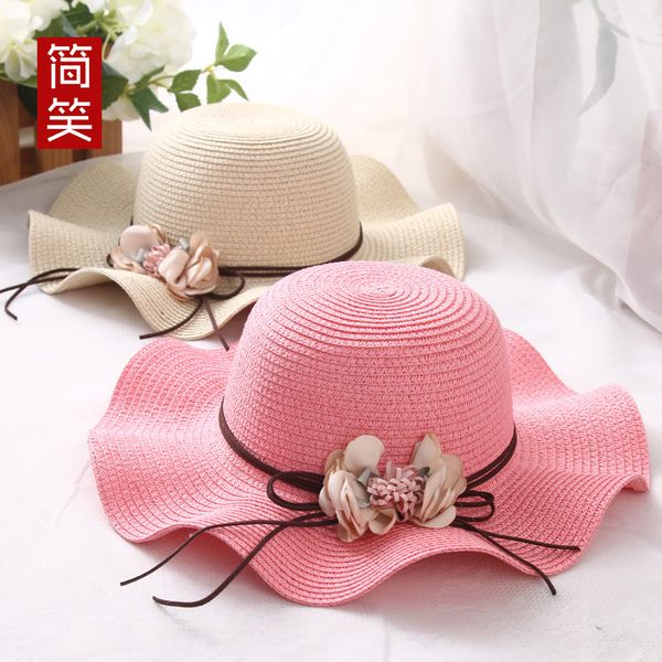 2020 children's straw hat female baby hat cute flower korean-style summer sun-resistant casual beach solid color summer, Yellow
2020 children's straw hat female baby hat cute flower korean-style summer sun-resistant casual beach solid color summer, Yellow