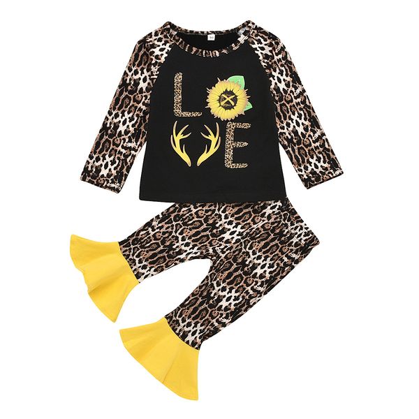 baby girls designer outfits leopard letter long sleeves leopard print flare pants 2pcs fashion kids clothing sets, White
baby girls designer outfits leopard letter long sleeves leopard print flare pants 2pcs fashion kids clothing sets, White