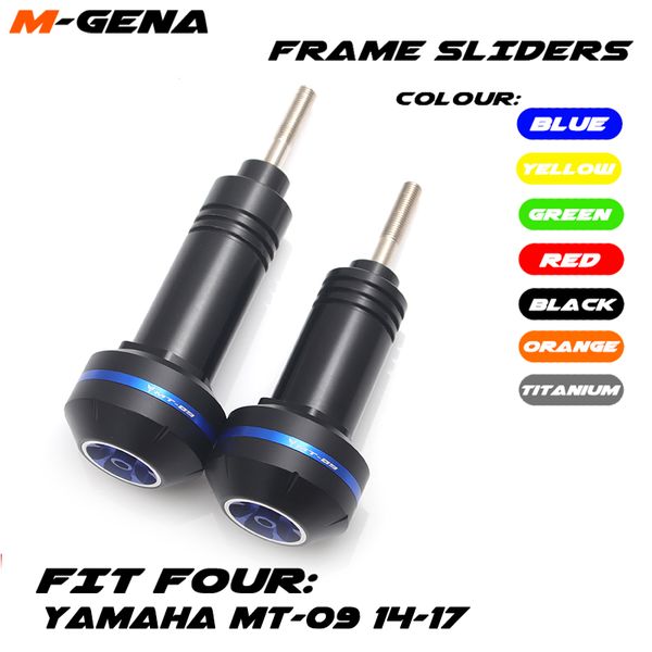 cnc motorcycle frame sliders anti crash engine guard pad side shield protector for mt-09 mt 09 mt09 fz-09 fz09 2015-2018
cnc motorcycle frame sliders anti crash engine guard pad side shield protector for mt-09 mt 09 mt09 fz-09 fz09 2015-2018