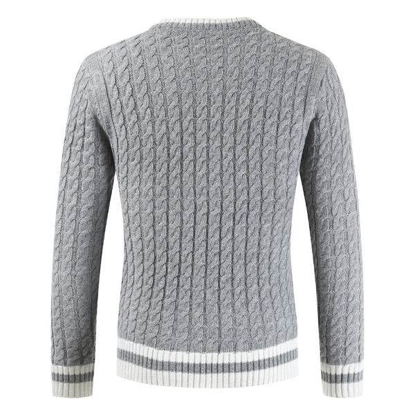 mens sweater 2019 new men's long-sleeved pullover sweater, circular neck sweater, four-color sweater, White;black
mens sweater 2019 new men's long-sleeved pullover sweater, circular neck sweater, four-color sweater, White;black