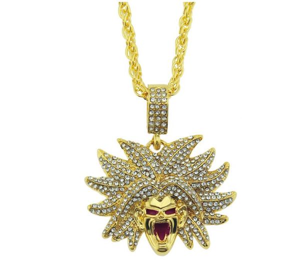 designer's luxury seven dragon beads figure necklace pendant jewelry tide hip hop personality men's exaggerated diamond necklace j, Silver
designer's luxury seven dragon beads figure necklace pendant jewelry tide hip hop personality men's exaggerated diamond necklace j, Silver