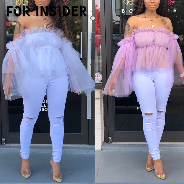 elegant mesh white ruffle blouse shirt women long sleeve peplum pink blouse transparent off shoulder blouses plus size
elegant mesh white ruffle blouse shirt women long sleeve peplum pink blouse transparent off shoulder blouses plus size