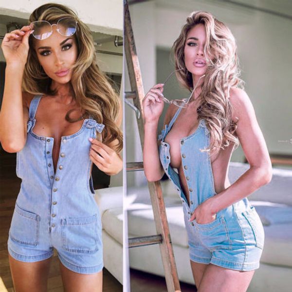 new fashion women denim button dungaree ladies chic pocket shorts holiday mini playsuit dungarees sleeveless, Black;white
new fashion women denim button dungaree ladies chic pocket shorts holiday mini playsuit dungarees sleeveless, Black;white