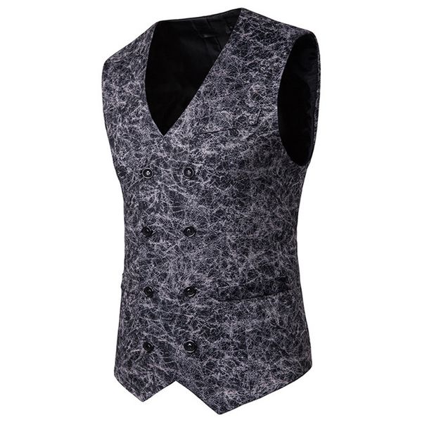 fashion-leopard mens suit vests sleeveless casual mens outerwear with button male clothing, Black;white
fashion-leopard mens suit vests sleeveless casual mens outerwear with button male clothing, Black;white