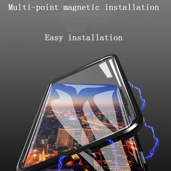 for iphone xs max phone case second generation double-sided glass magnetic metal frame phone case support 2pcs delivery / wholesale
for iphone xs max phone case second generation double-sided glass magnetic metal frame phone case support 2pcs delivery / wholesale
