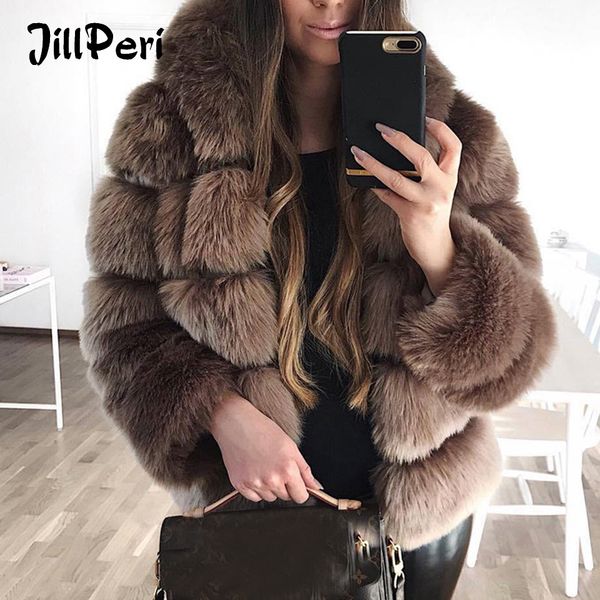 jillperi winter warm thick fur coat with hat fashion women short solid daily outfit new long sleeve high neck thick fur, Black
jillperi winter warm thick fur coat with hat fashion women short solid daily outfit new long sleeve high neck thick fur, Black