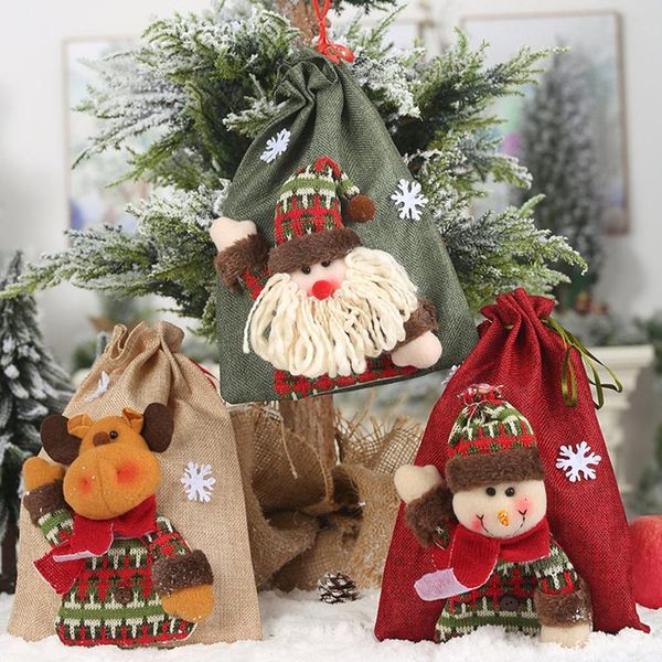 christmas gift decoration bag supplies santa claus linen drawstring christmas envelope pendant tree accessories gift candy bags
christmas gift decoration bag supplies santa claus linen drawstring christmas envelope pendant tree accessories gift candy bags