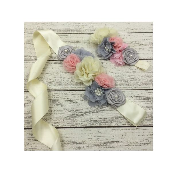 6set/lot vintage inspired sash matching baby headband chiffon flower sash luxe set pgraphy props queenbaby, Slivery;white
6set/lot vintage inspired sash matching baby headband chiffon flower sash luxe set pgraphy props queenbaby, Slivery;white