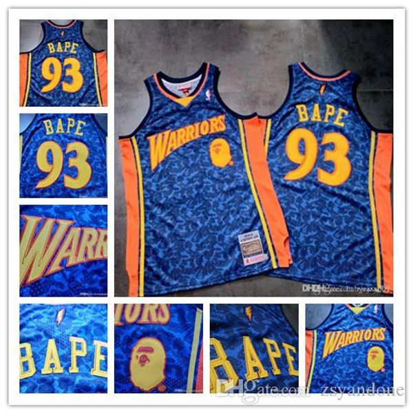 golden state warriors 93 bape mitchell&ness blue nba embroidered basketball jersey, Black
golden state warriors 93 bape mitchell&ness blue nba embroidered basketball jersey, Black