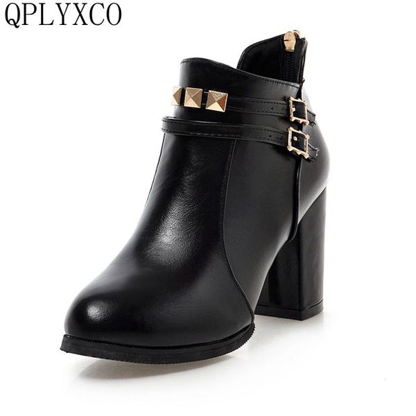 qplyxco plus boots super big size 30-50 autumn winter boots shoes woman short high heels ankle wedding women shoes 718, Black
qplyxco plus boots super big size 30-50 autumn winter boots shoes woman short high heels ankle wedding women shoes 718, Black