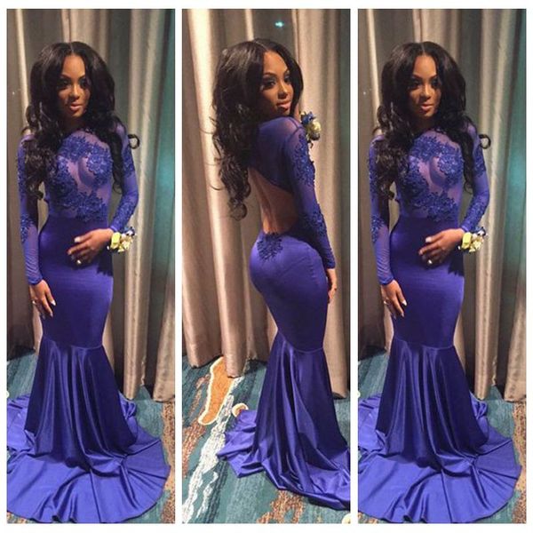 jewel шеи royal blue вечернее платье кружева аппликации backless mermaid платья выпускного вечера при подпитке платья поезд длинные рукава п, Black
jewel шеи royal blue вечернее платье кружева аппликации backless mermaid платья выпускного вечера при подпитке платья поезд длинные рукава п, Black