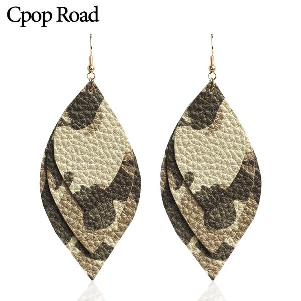 cpop поддельного leahter серьга для женщин три слоя лошади глаз веретенообразной camouflage pattern leahter поризованных красочных прохладны, Silver
cpop поддельного leahter серьга для женщин три слоя лошади глаз веретенообразной camouflage pattern leahter поризованных красочных прохладны, Silver