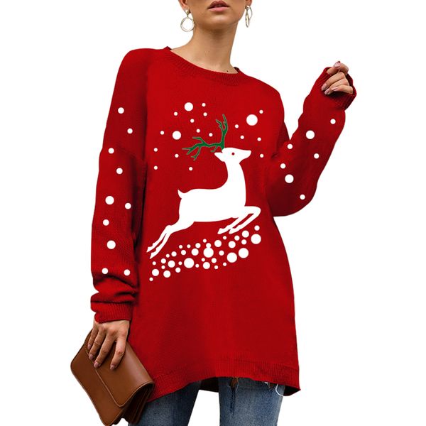 2019 new christmas women sweater jumper winter elk print hooded sweatshirt o-neck long sleeve bottoming turtleneck pullover, White;black
2019 new christmas women sweater jumper winter elk print hooded sweatshirt o-neck long sleeve bottoming turtleneck pullover, White;black