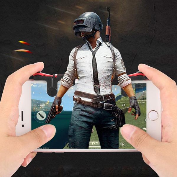 1pc mobile phone pubg gamepad trigger shooter controller fire button handle triggers l1r1 grip joystick controller for phone
1pc mobile phone pubg gamepad trigger shooter controller fire button handle triggers l1r1 grip joystick controller for phone