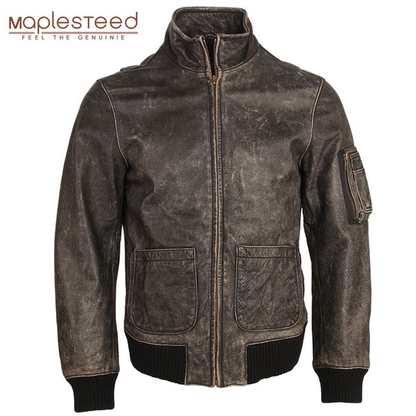 vintage distressed leather jacket men leather coat 100% natural calfskin men's bomber jackets autumn male clothing m157, Black
vintage distressed leather jacket men leather coat 100% natural calfskin men's bomber jackets autumn male clothing m157, Black