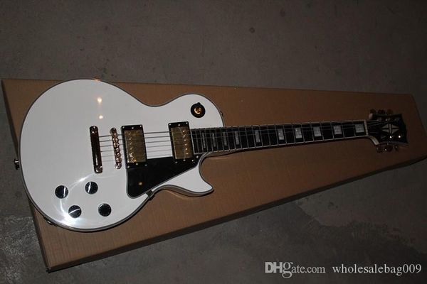 wholesale new style good fingerboard g lp custom white electric guitar with golden hardware
wholesale new style good fingerboard g lp custom white electric guitar with golden hardware