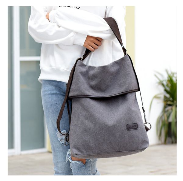 new fashion canvas shoulder bag women casual totes handbags hand bags simple large capacity backpack students school backpacks 
new fashion canvas shoulder bag women casual totes handbags hand bags simple large capacity backpack students school backpacks