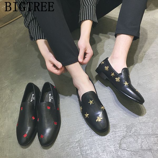 loafers men shoes formal leather fashion party shoes men wedding dress 2019 elegant for sepatu slip on pria ayakkabi, Black
loafers men shoes formal leather fashion party shoes men wedding dress 2019 elegant for sepatu slip on pria ayakkabi, Black