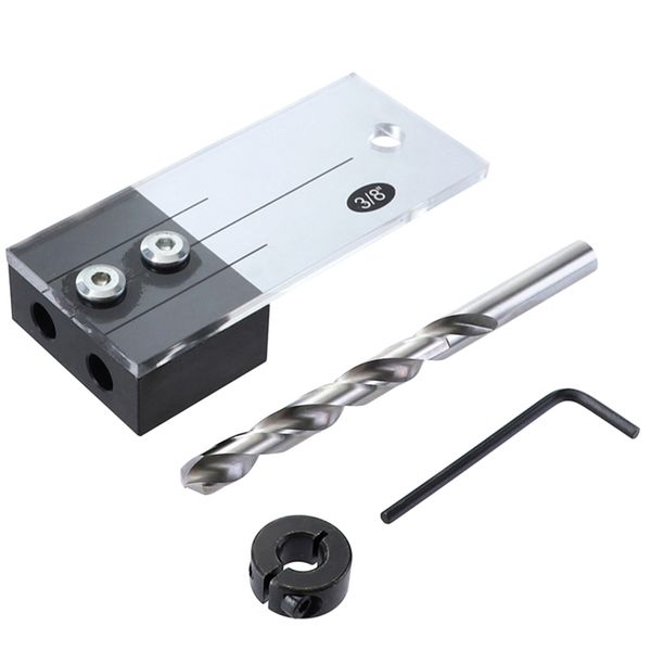 new 3/8 inch dowel drilling jig kit high strength wood drilling guide hole locator woodworking tool for diy carpentry tools
new 3/8 inch dowel drilling jig kit high strength wood drilling guide hole locator woodworking tool for diy carpentry tools