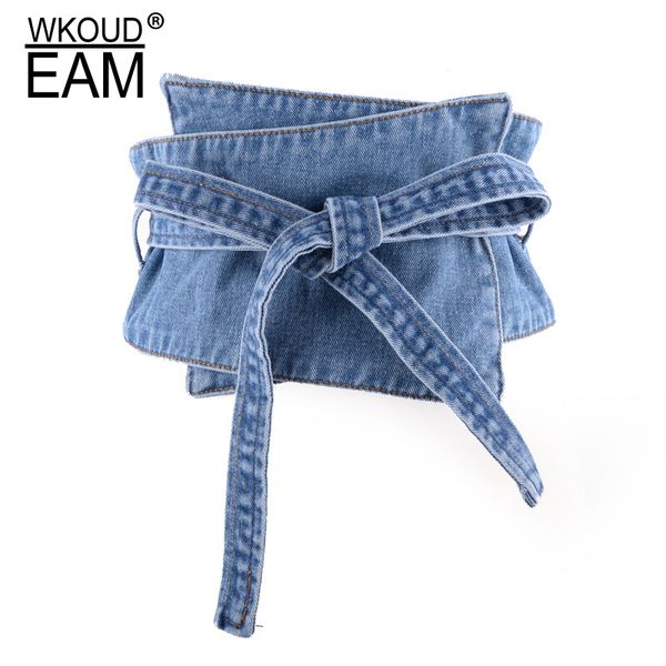 wkoud eam 2020 new denim light blue wide waistband female vintage wild girdle bandage casual lady waistband pe163, Black;brown
wkoud eam 2020 new denim light blue wide waistband female vintage wild girdle bandage casual lady waistband pe163, Black;brown