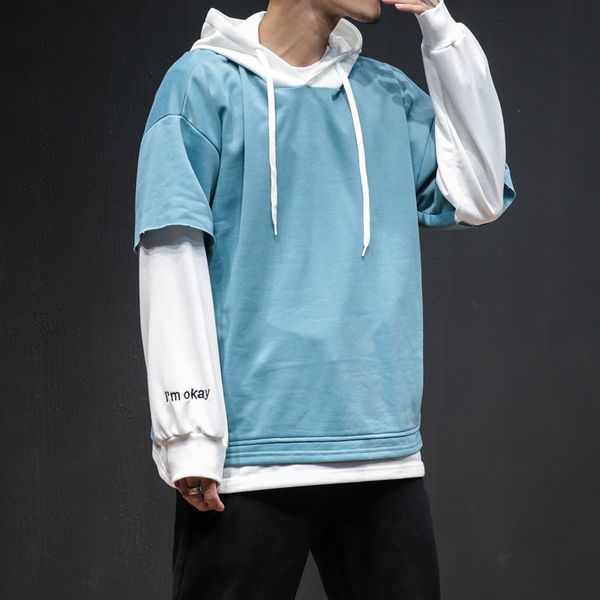 yasuguoji new 2019 fashion mens patchwork hooded hoodies streetwear hoody men long sleeves hip hop pullovers sweatshirt men, Black
yasuguoji new 2019 fashion mens patchwork hooded hoodies streetwear hoody men long sleeves hip hop pullovers sweatshirt men, Black