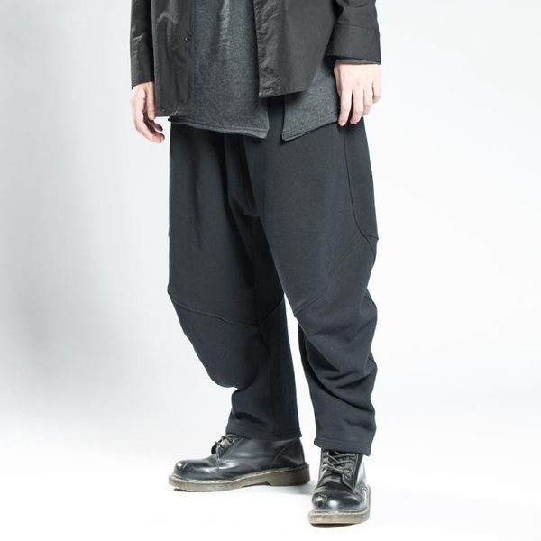27-44 new 2018 men's clothing hair stylist fashion stereo cut trousers casual harem pants plus size singer costumes, Black
27-44 new 2018 men's clothing hair stylist fashion stereo cut trousers casual harem pants plus size singer costumes, Black