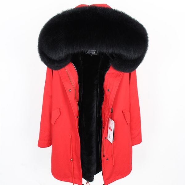 2019 new raccoon fur collar fur artificial lining to overcome women's jacket slim jacket, Black
2019 new raccoon fur collar fur artificial lining to overcome women's jacket slim jacket, Black