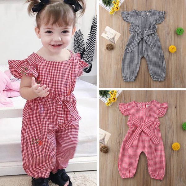 New Baby Girl Plaid Sleeveless Romper Cute Baby Girl Kids Bowknot Romper Toddler Jumpsuit Trousers Summer Children Clothes
New Baby Girl Plaid Sleeveless Romper Cute Baby Girl Kids Bowknot Romper Toddler Jumpsuit Trousers Summer Children Clothes