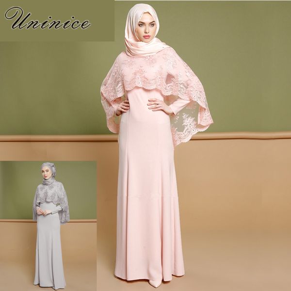 muslim maxi dress abaya embroidery lace long robe gowns middle east moroccan jubah ramadan arab worship service islamic clothing, Red
muslim maxi dress abaya embroidery lace long robe gowns middle east moroccan jubah ramadan arab worship service islamic clothing, Red