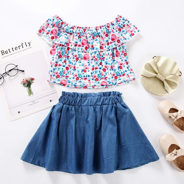 toddler baby kids girls off shoulder ruffles floral solid skirt outfits set children child 2019 drop shipping, White
toddler baby kids girls off shoulder ruffles floral solid skirt outfits set children child 2019 drop shipping, White