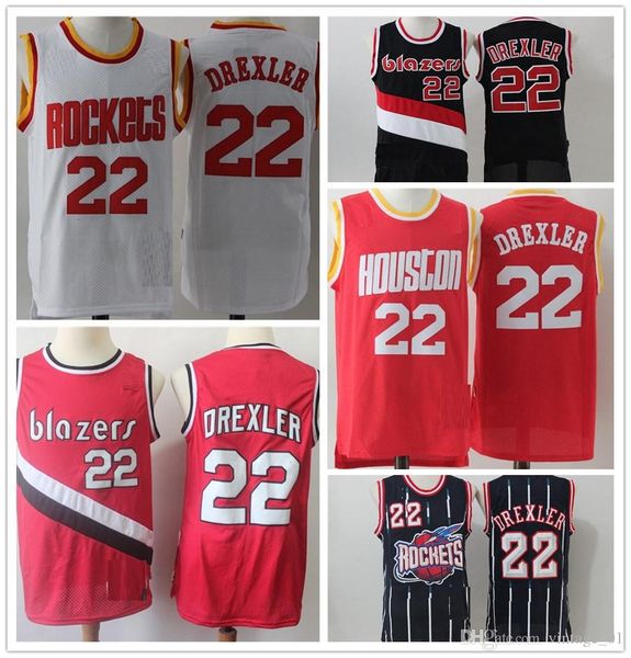 houston rockets mens #22 clyde drexler portland trail blazer 22 clyde drexler nba basketball jerseys red stitched shirts, Black
houston rockets mens #22 clyde drexler portland trail blazer 22 clyde drexler nba basketball jerseys red stitched shirts, Black