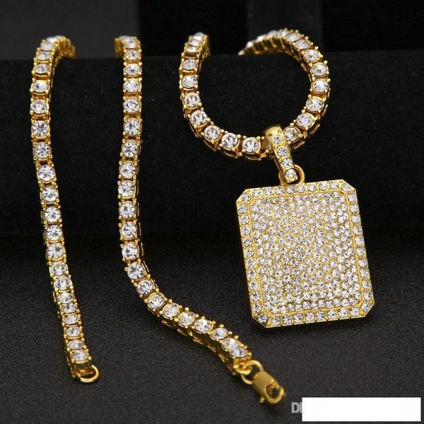 mens hip hop necklace jewelry fashion gold iced out chain full rhinestone dog tag pendant necklaces, Silver
mens hip hop necklace jewelry fashion gold iced out chain full rhinestone dog tag pendant necklaces, Silver